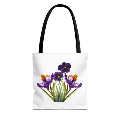 Floral Tote Bag, Reusable Grocery Tote