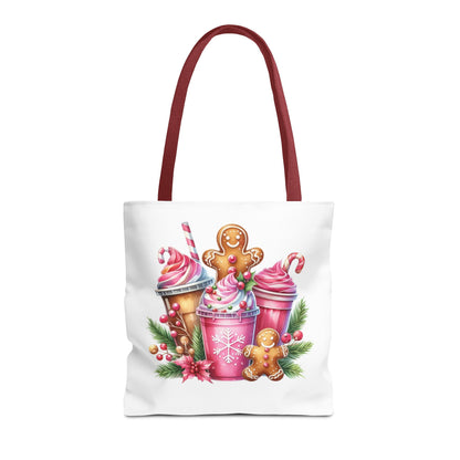 Gingerbread Holiday Tote Bag for Holiday Shopping