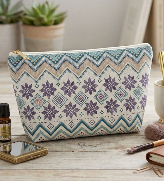 Nordic Floral Accessory Pouch
