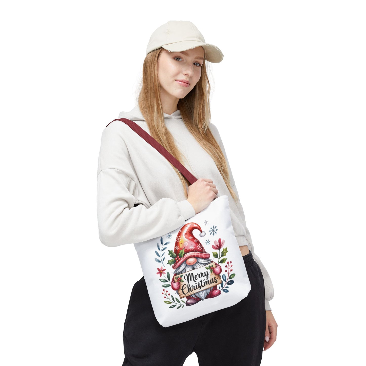 Festive Christmas Gnome Tote Bag