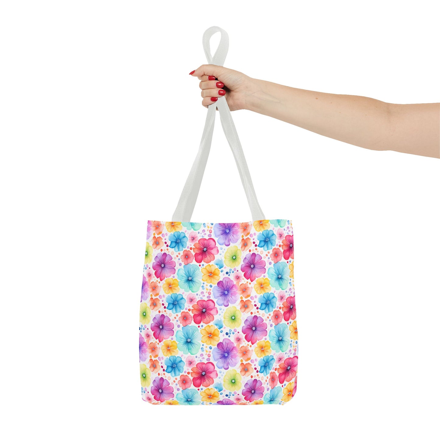 Vibrant Floral Tote Bag, Perfect Gift for Mother's Day, Bright Summer Accessory