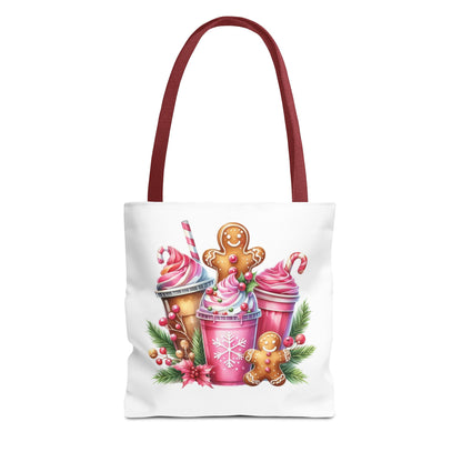 Gingerbread Holiday Tote Bag for Holiday Shopping