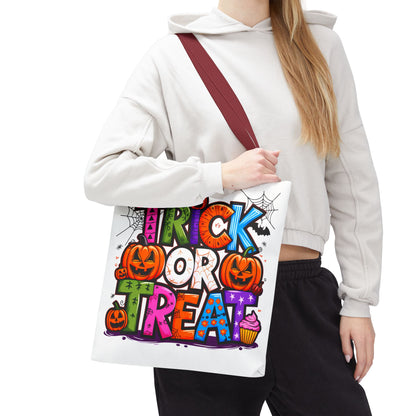 Halloween Trick or Treat Tote Bag, Spooky Gift