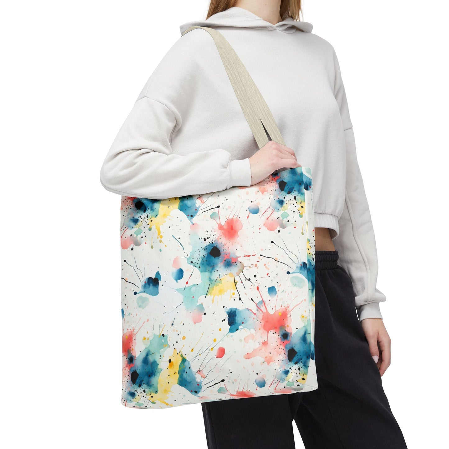Colorful Watercolor Tote Bag