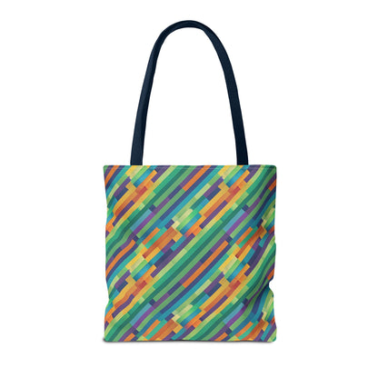 Vibrant Striped Tote Bag