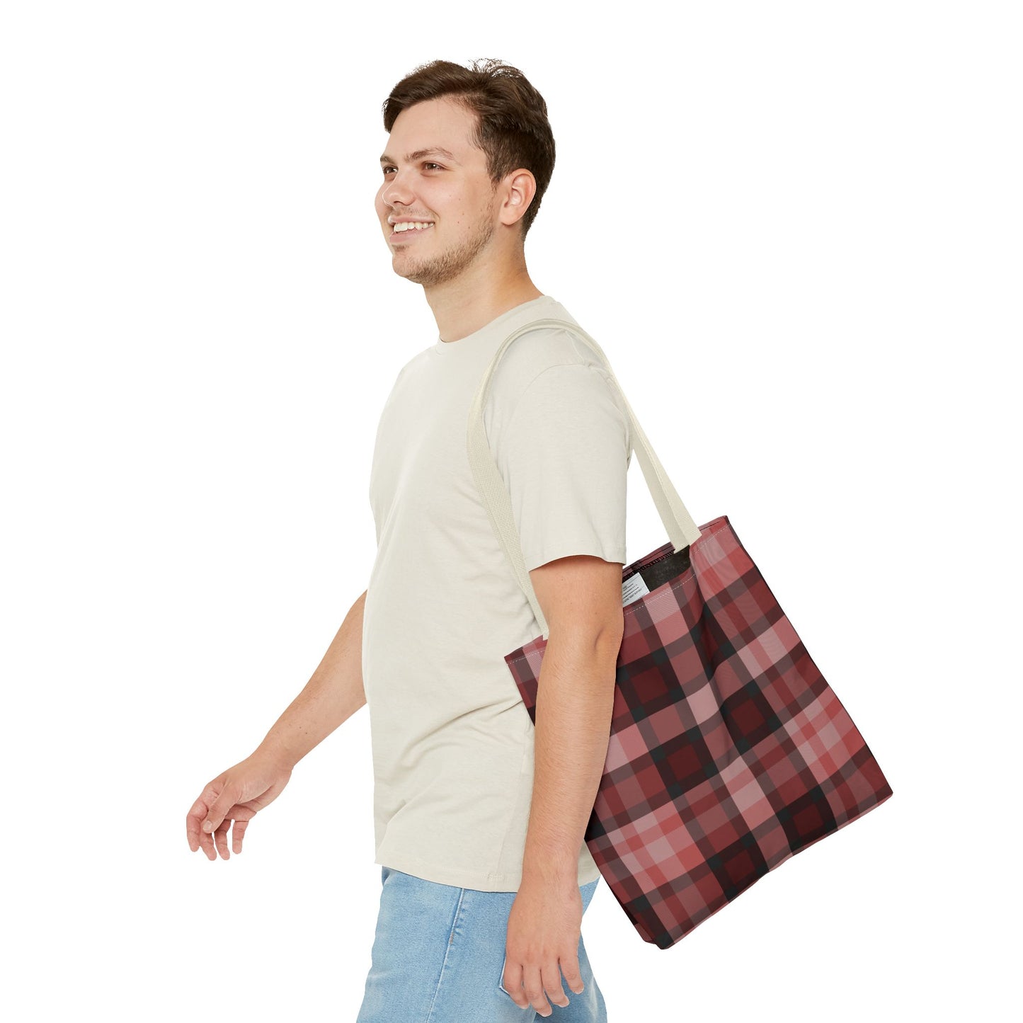 Cozy Plaid Tote Bag, Perfect for Fashionistas
