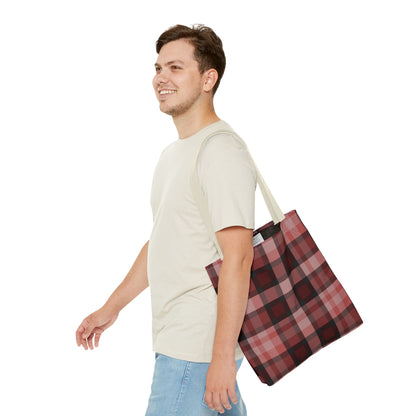 Cozy Plaid Tote Bag, Perfect for Fashionistas