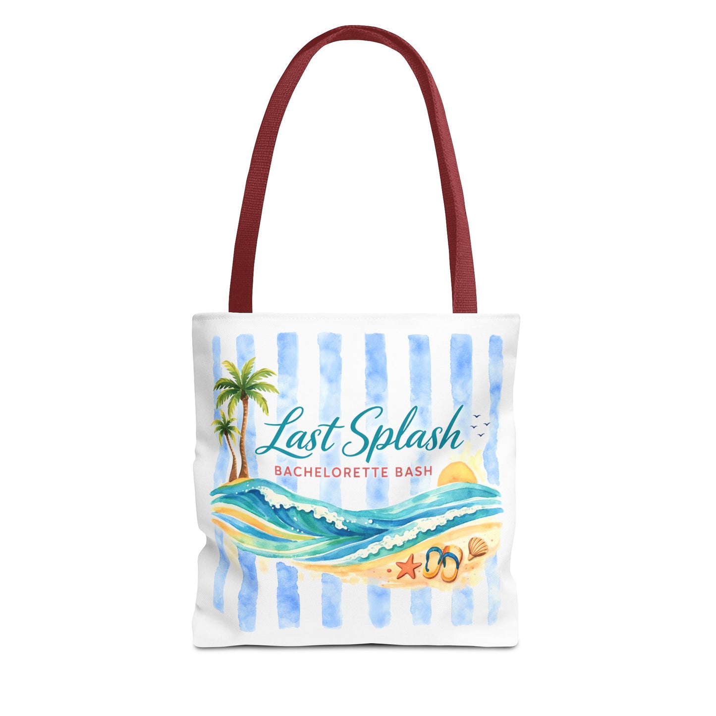 Last Splash Bachelorette Tote Bag – Beach Party Bridal Favor