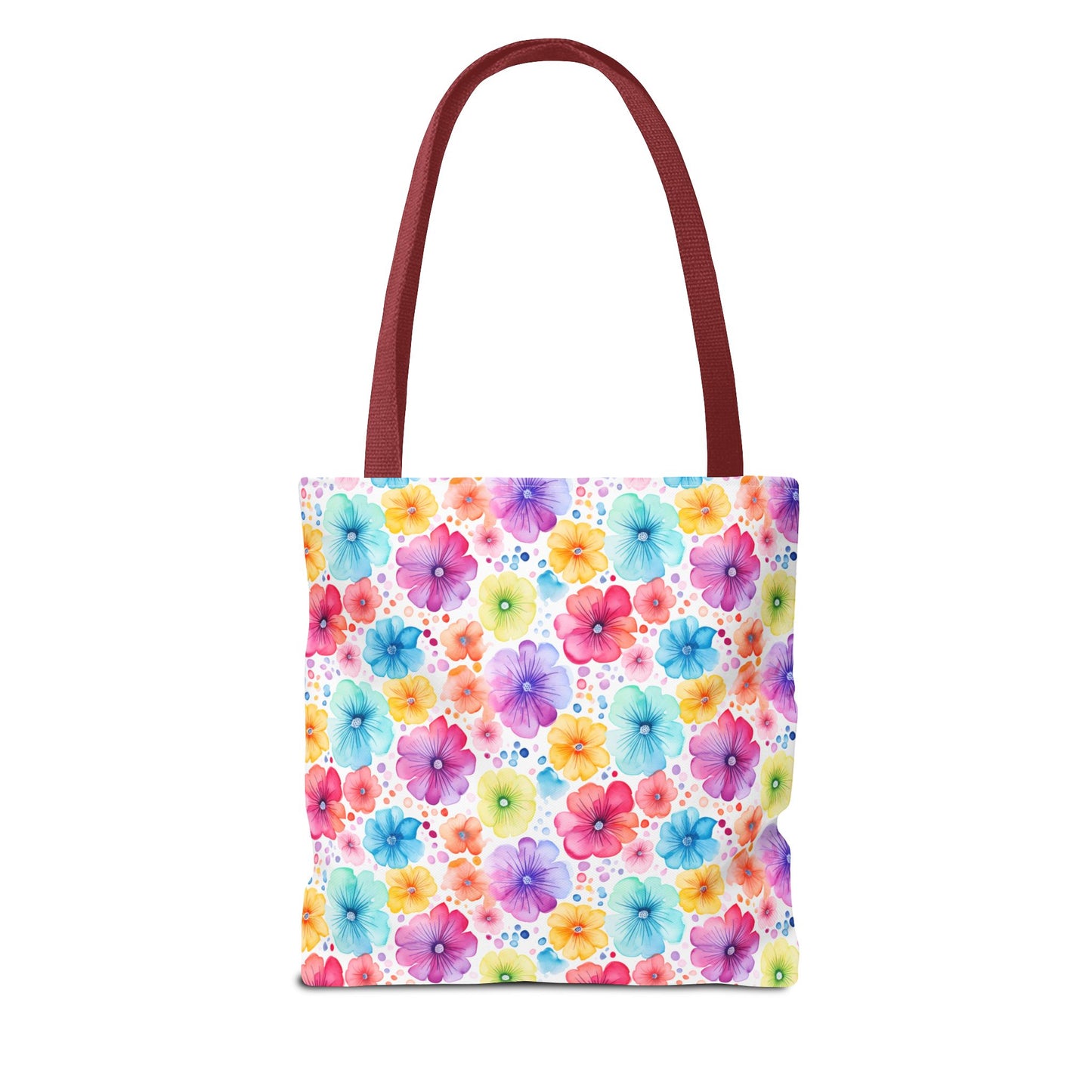 Vibrant Floral Tote Bag, Perfect Gift for Mother's Day, Bright Summer Accessory