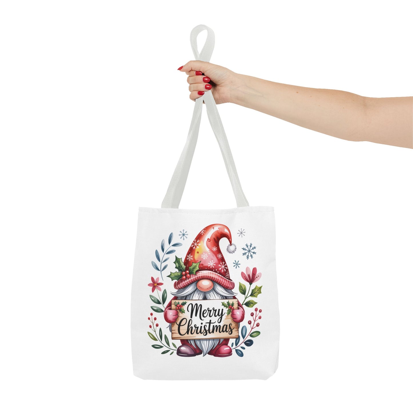 Festive Christmas Gnome Tote Bag