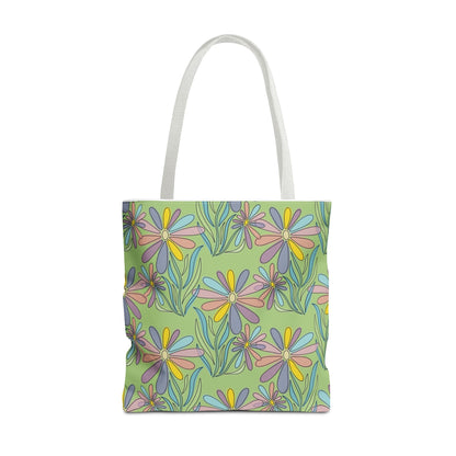 Floral Pattern Tote Bag, Gift for Garden Lovers
