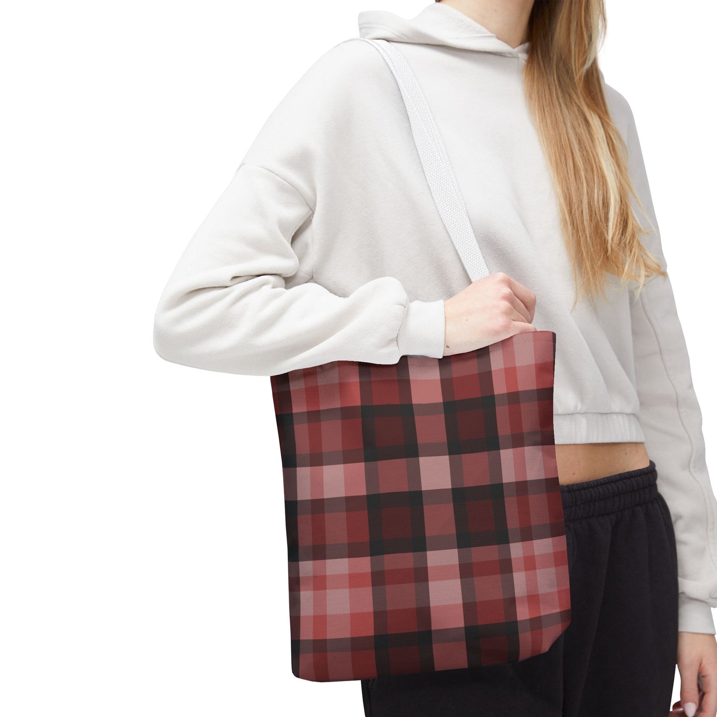 Cozy Plaid Tote Bag, Perfect for Fashionistas