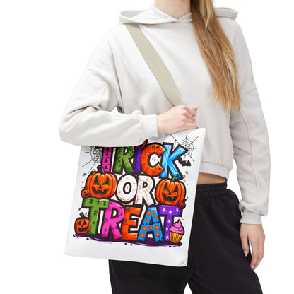 Halloween Trick or Treat Tote Bag, Spooky Gift