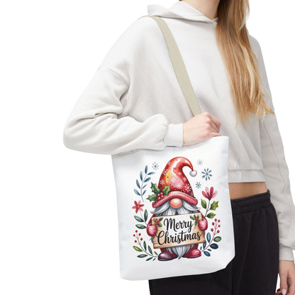 Festive Christmas Gnome Tote Bag