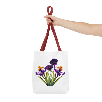 Floral Tote Bag, Reusable Grocery Tote