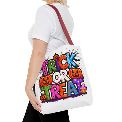 Halloween Trick or Treat Tote Bag, Spooky Gift