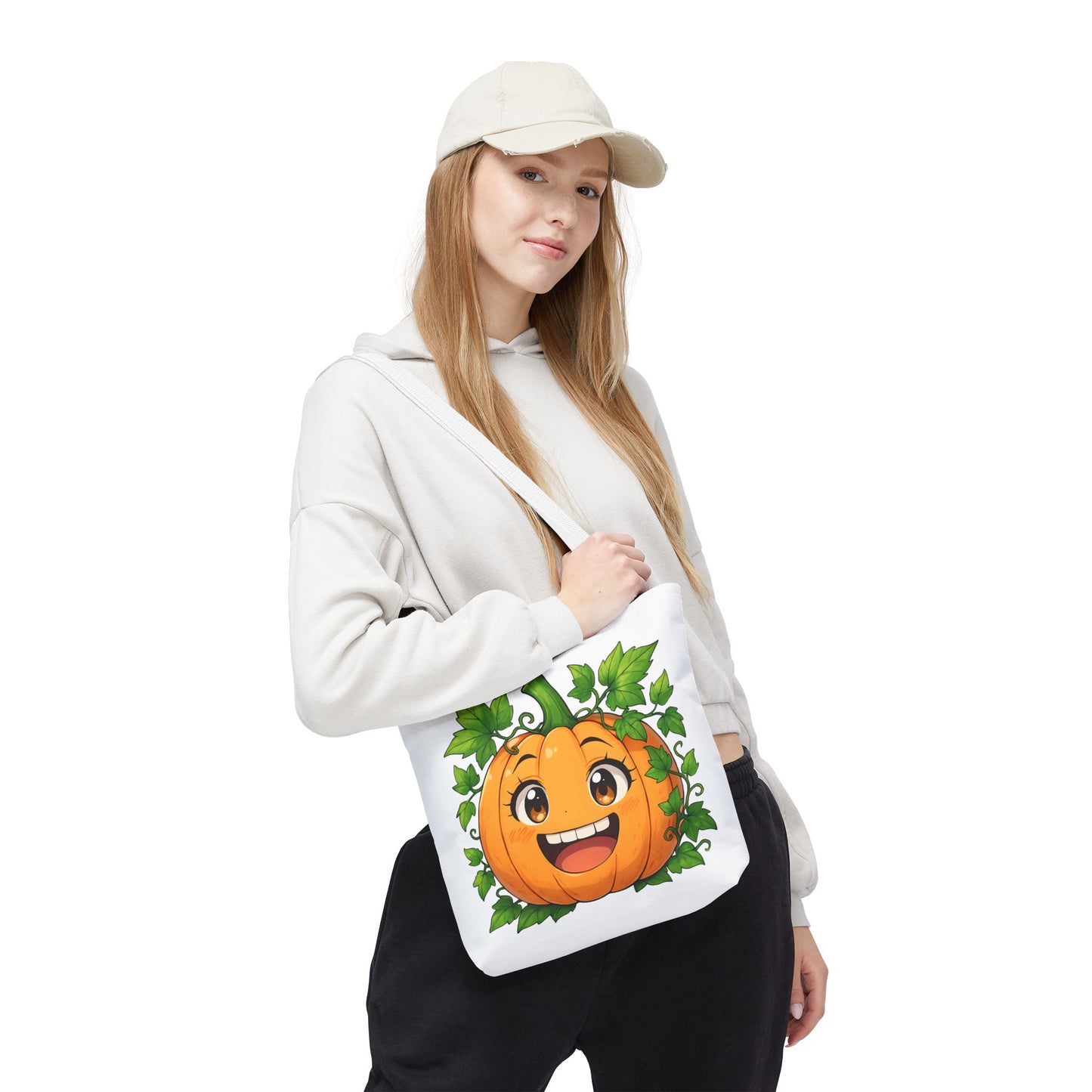 Cute Pumpkin Tote Bag for Fall