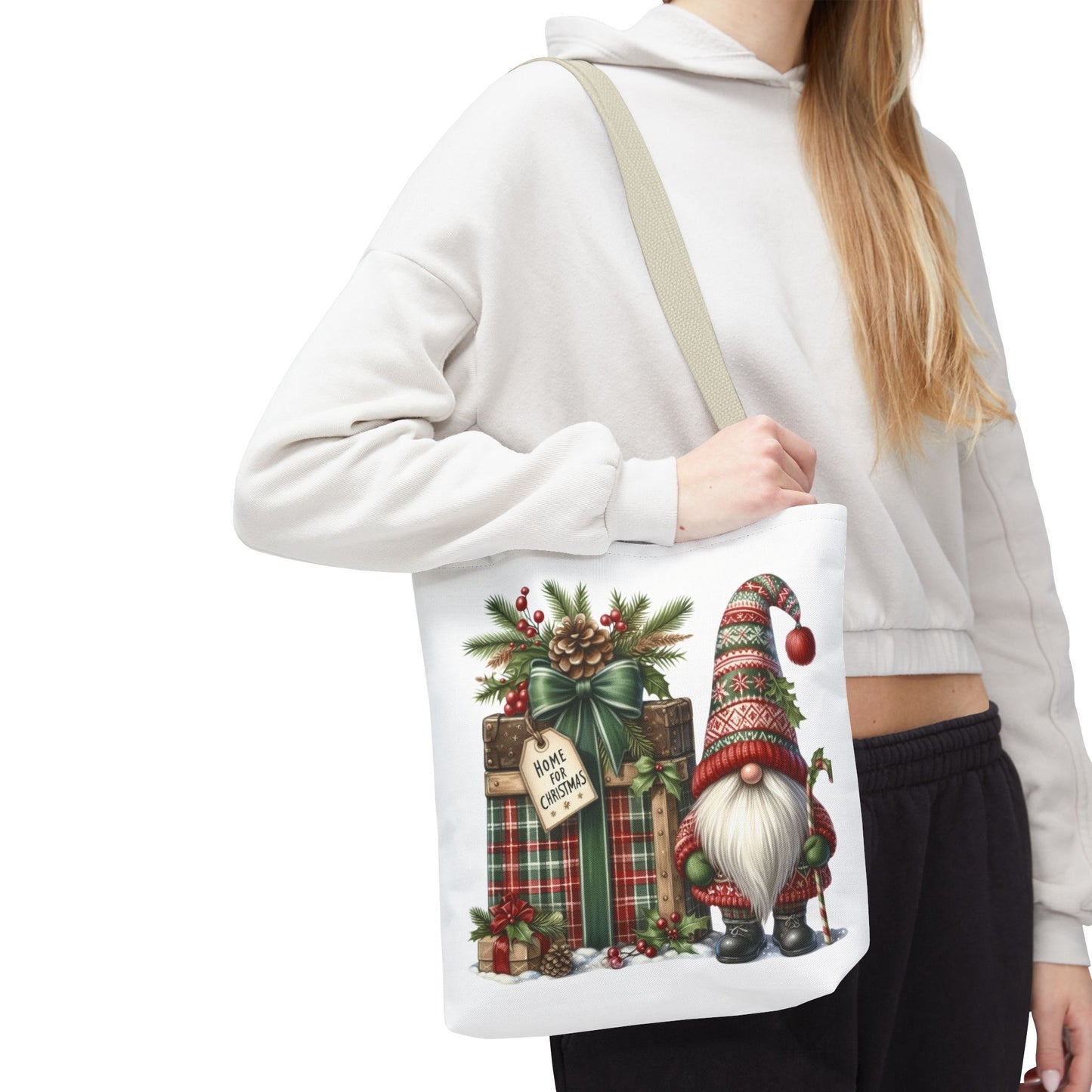 Christmas Gnome Tote Bag