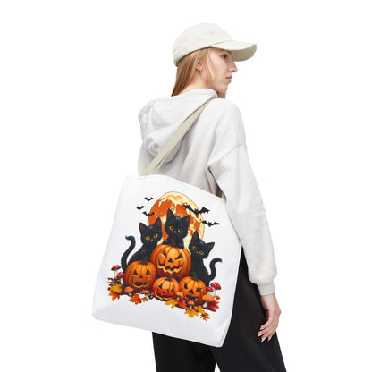 Halloween Cat Tote Bag, Trick or Treat Bag