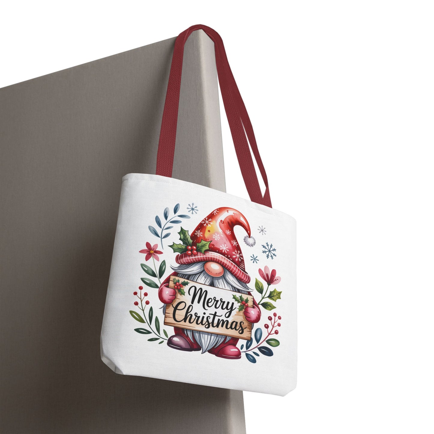 Festive Christmas Gnome Tote Bag