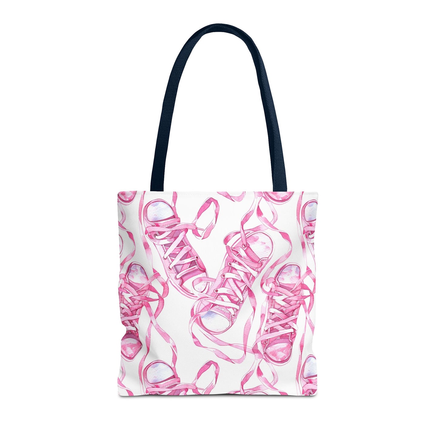 Cute Pink Sneakers Tote Bag for the Sports Lover