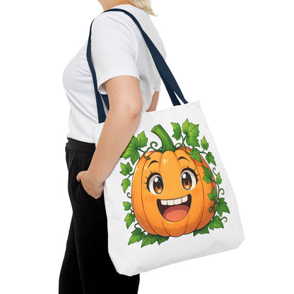 Cute Pumpkin Tote Bag for Fall