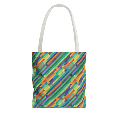 Vibrant Striped Tote Bag