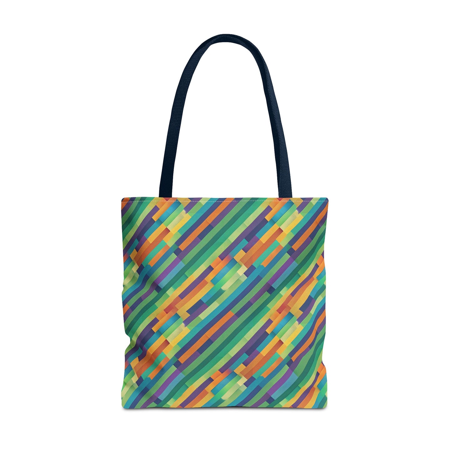 Vibrant Striped Tote Bag