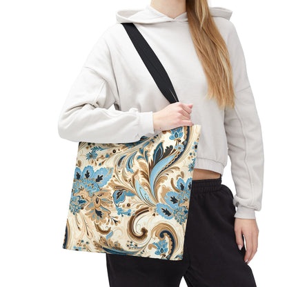 Elegant Floral Tote Bag