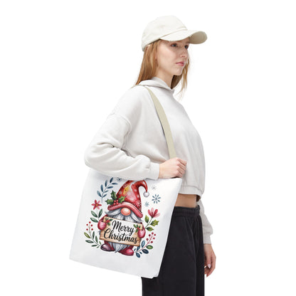 Festive Christmas Gnome Tote Bag