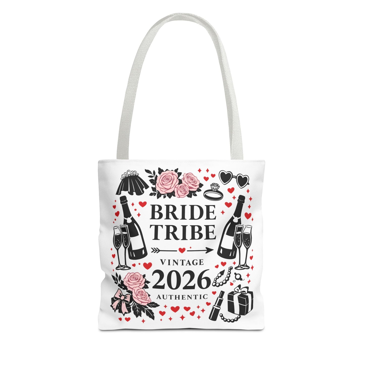 Bride Tribe 2026 Tote Bag, Bachelorette Party Bridal Shower Gift