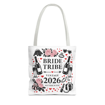 Bride Tribe 2026 Tote Bag, Bachelorette Party Bridal Shower Gift