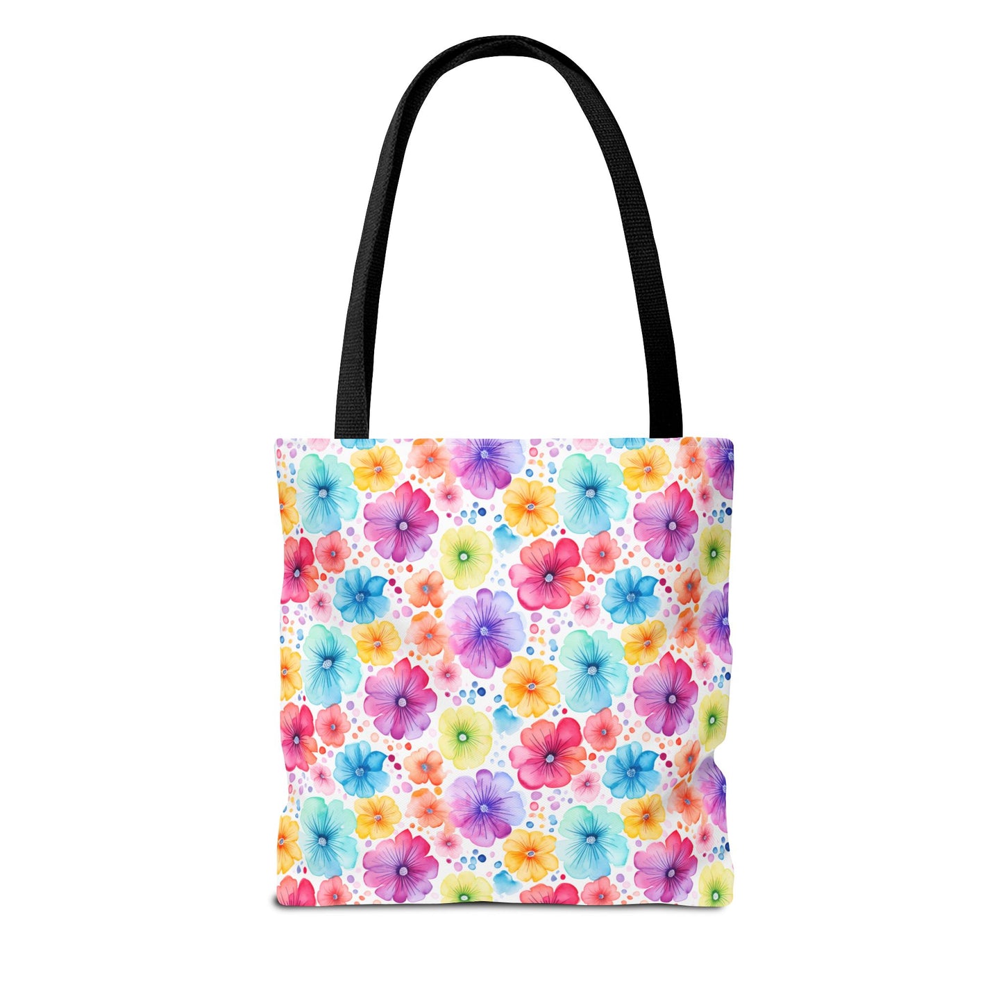 Vibrant Floral Tote Bag, Perfect Gift for Mother's Day, Bright Summer Accessory