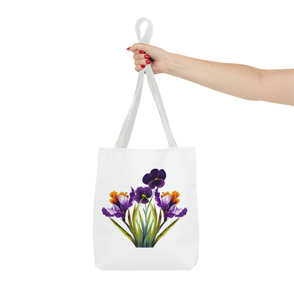 Floral Tote Bag, Reusable Grocery Tote