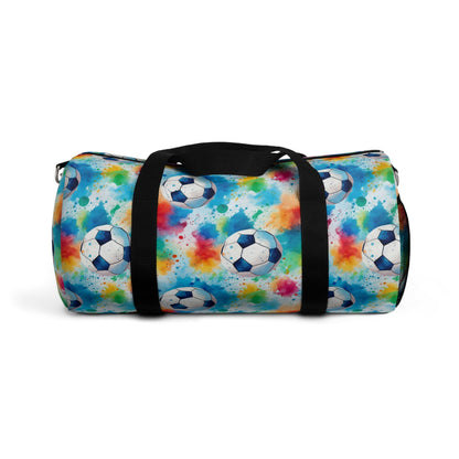 Colorful Soccer Duffel Bag