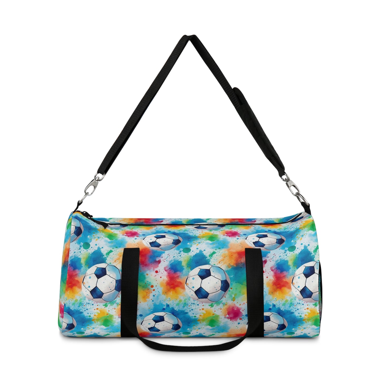 Colorful Soccer Duffel Bag