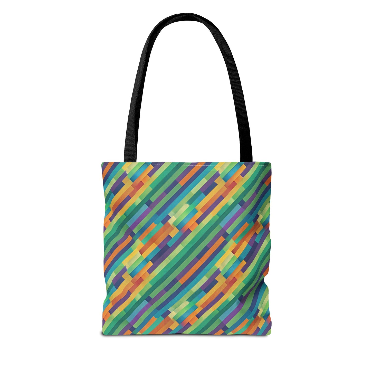 Vibrant Striped Tote Bag