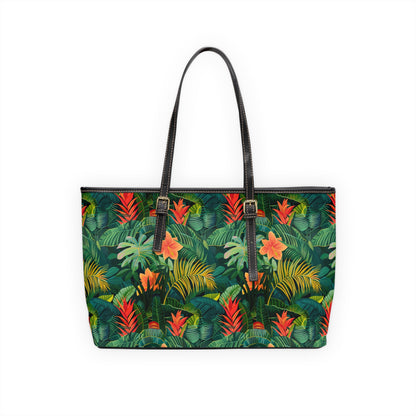 Vibrant Jungle Print Shoulder Bag