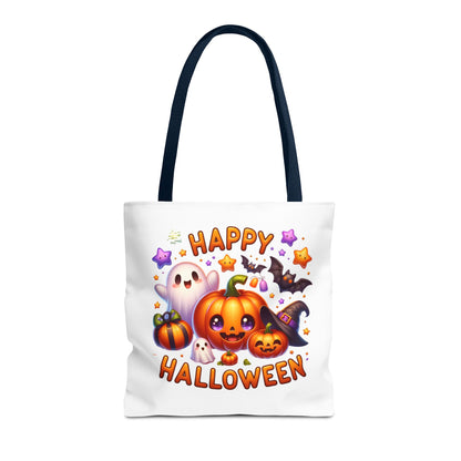 Cute Halloween Ghost Pumpkin Tote Bag