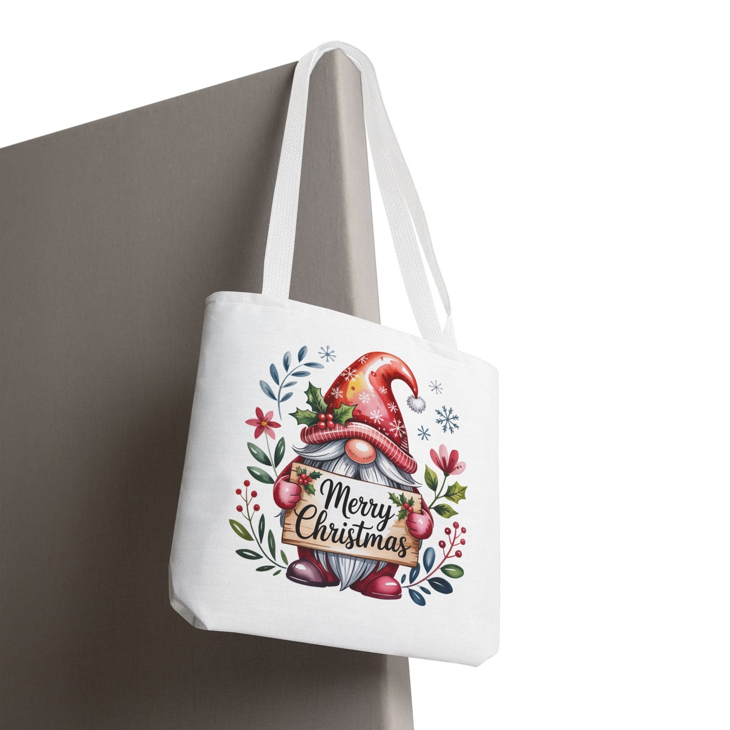 Festive Christmas Gnome Tote Bag