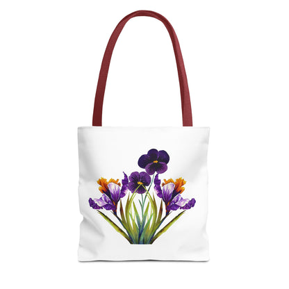 Floral Tote Bag, Reusable Grocery Tote