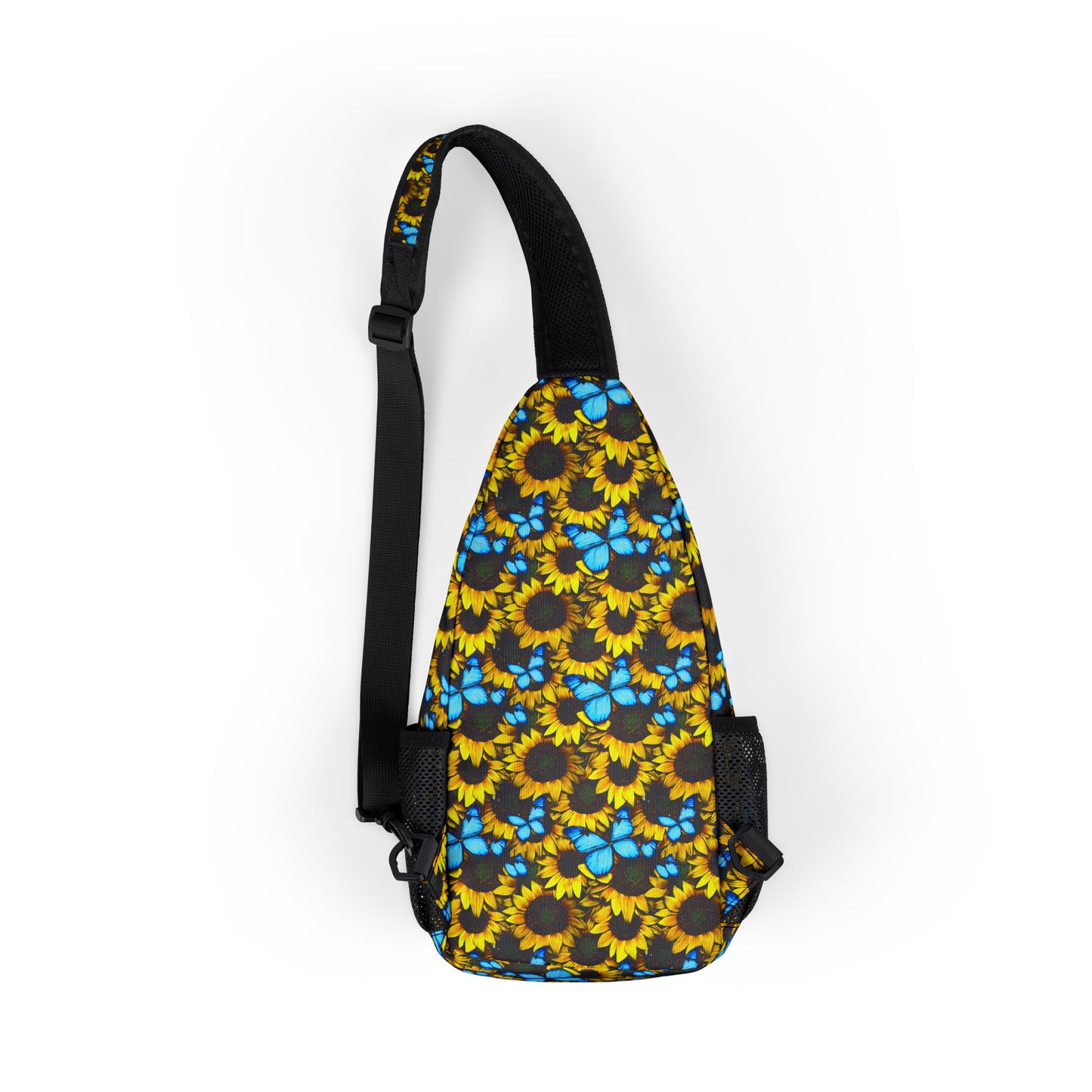 Vibrant Floral Chest Bag, Lightweight Travel Accessory