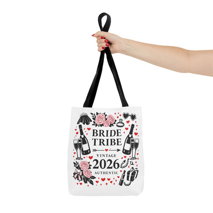 Bride Tribe 2026 Tote Bag, Bachelorette Party Bridal Shower Gift
