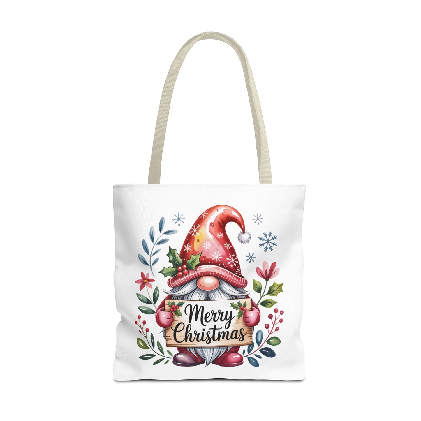 Festive Christmas Gnome Tote Bag