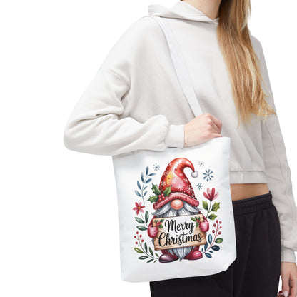 Festive Christmas Gnome Tote Bag
