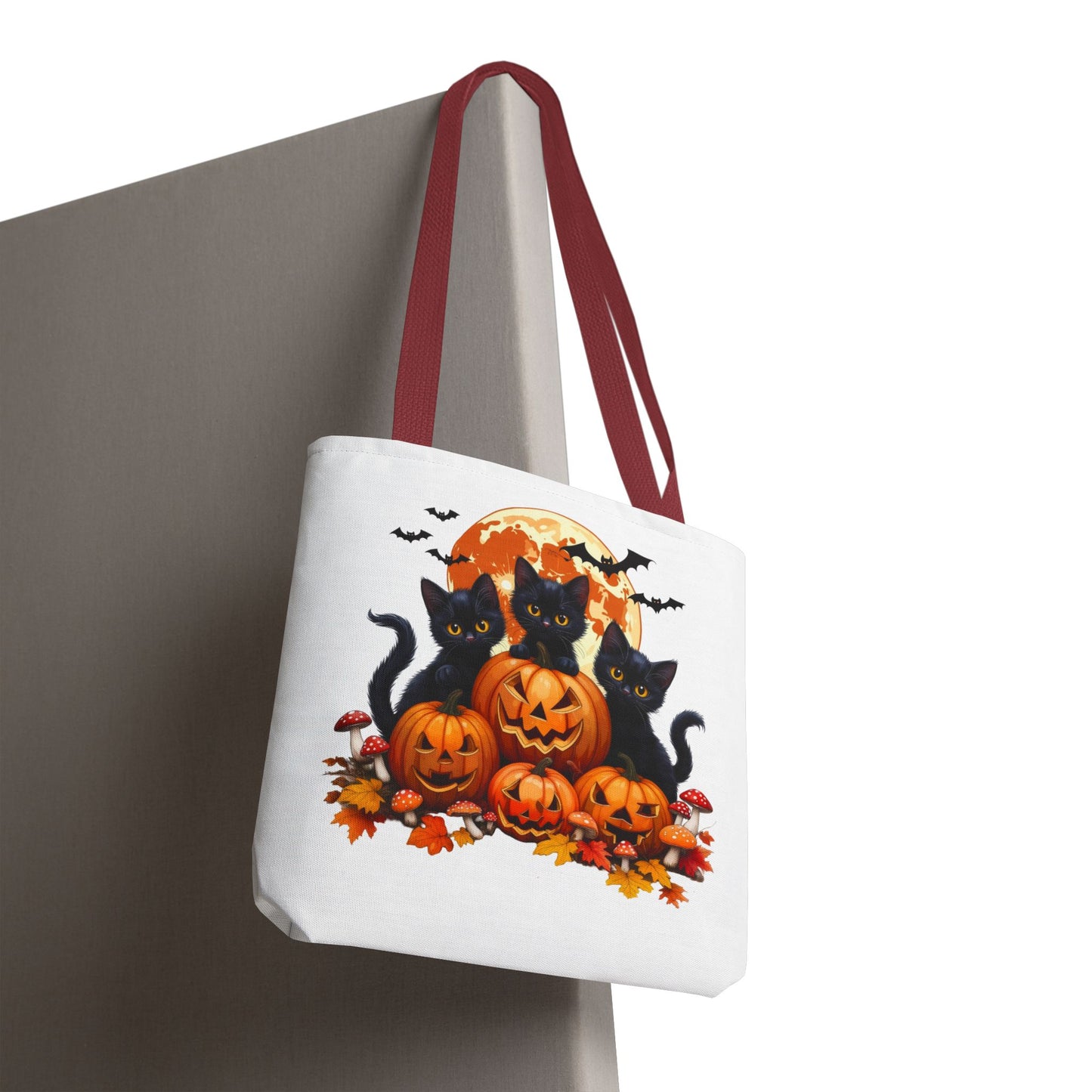 Halloween Cat Tote Bag, Trick or Treat Bag