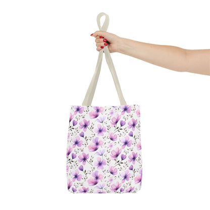 Watercolor Floral Tote Bag