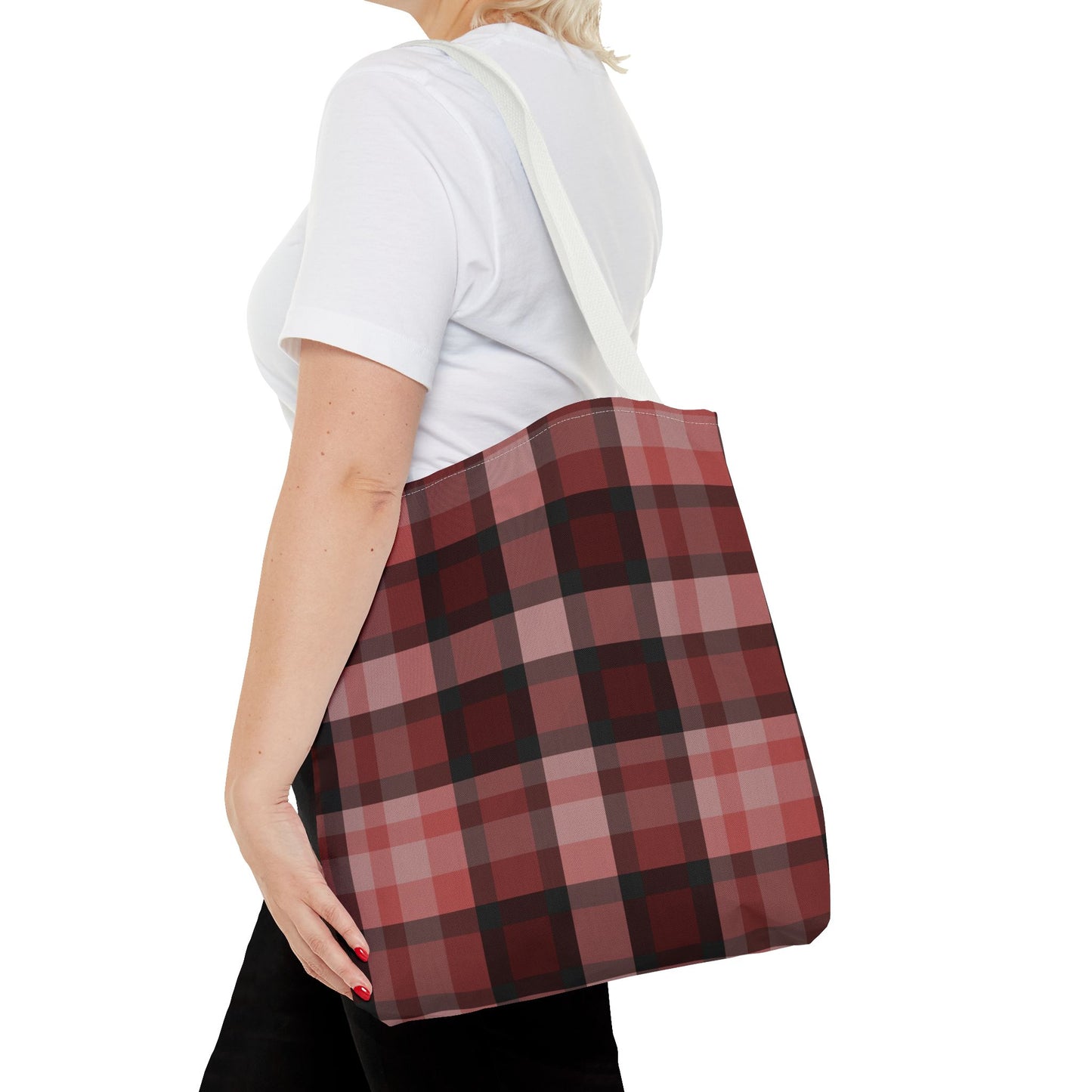 Cozy Plaid Tote Bag, Perfect for Fashionistas