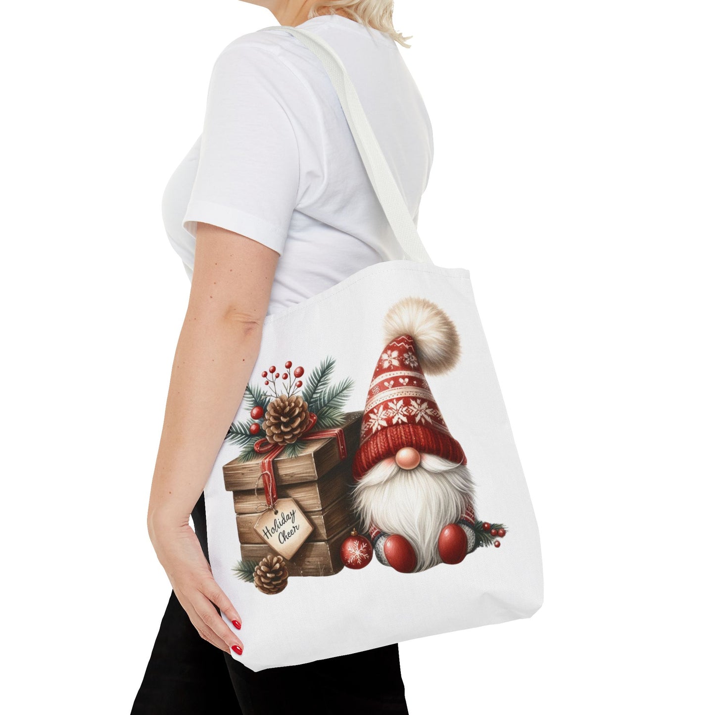 Christmas Gnome Tote Bag