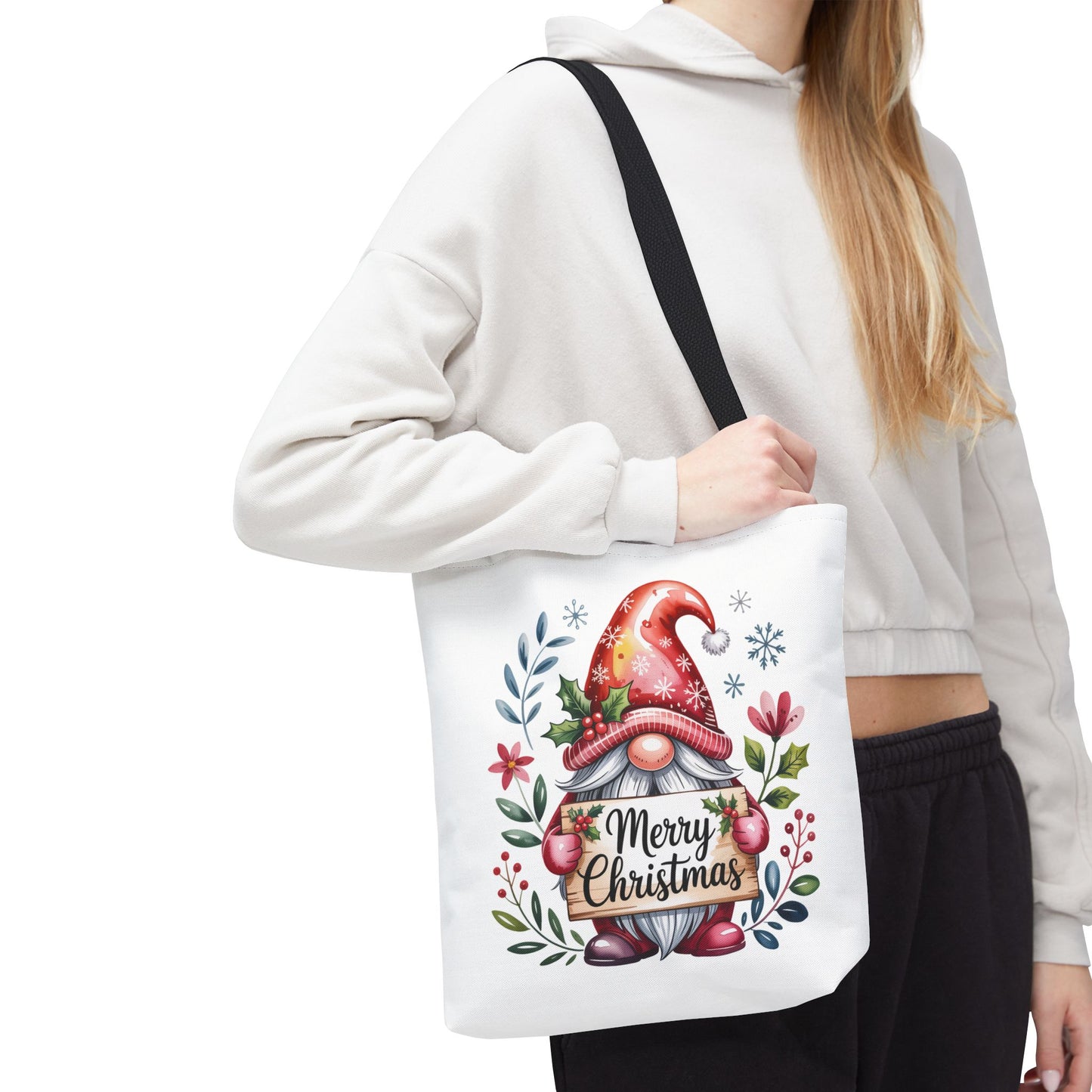Festive Christmas Gnome Tote Bag